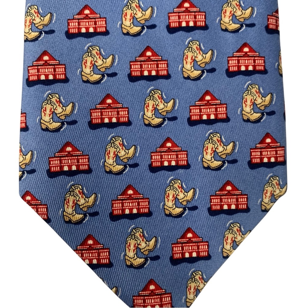 VINEYARD‎ VINES Custom Nashville Tie – Ryman Auditorium & Dancing Cowboy Boots